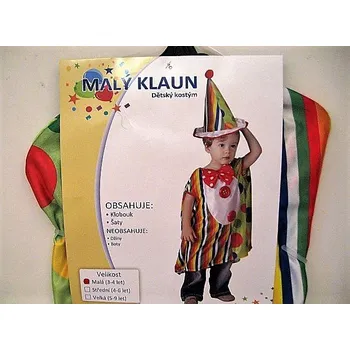 Karnevalový kostým Karnevalový kostým KLAUN 3 - 4 roky