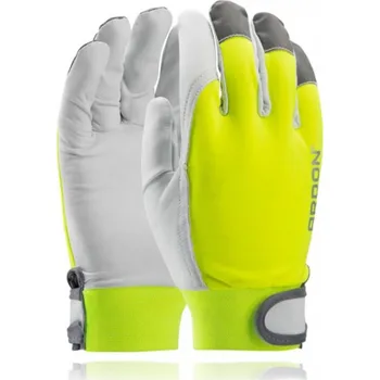 Pracovní rukavice Rukavice kombinované Ardon HOBBY REFLEX reflexní žlutá 10