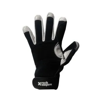 Horolezecké rukavice Rock Empire Worker (ZWG004) slonovina černá S