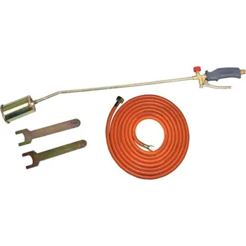 Stavební hořák Plynový hořák 60mm na propan-butan + hadice