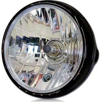 Osvětlení pro motocykl SHIN YO - Něměcko Hlavní přední světlo RENO II 7" barva: černá