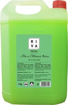 Mýdlo Riva tekuté mýdlo Aloe Vera a citrónová tráva 5 l