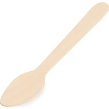 Příbor Kávová lžička ze dřeva 11 cm [10 ks] (40055)