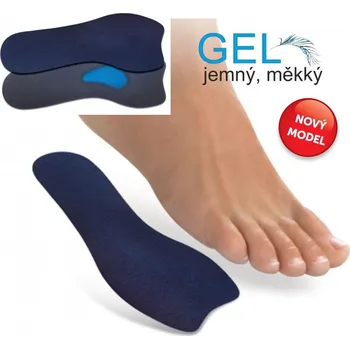 Vložka do bot SVORTO Gelové vložky se srdíčkerm 3/4 113 vel.35-43, --- - 35-37