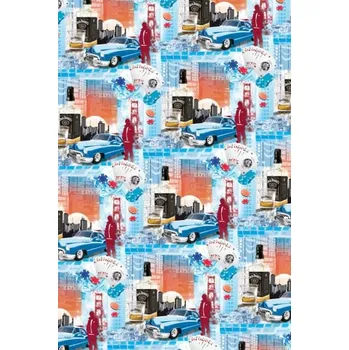 Balící papír BP1 503 - Balící papír 70x100 dárkový retro