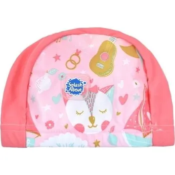 Plavecká čepice Dětská plavecká čepice Splashabout sova a kočička, Velikost S 0-18