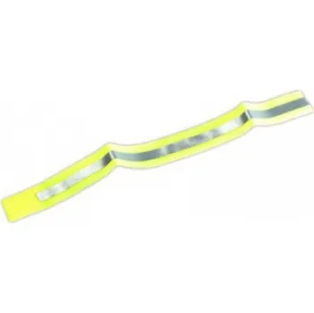 Reflexní páska na suchý zip 898 žlutá 45x4cm