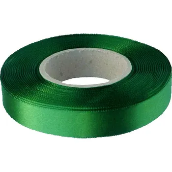 Stuha Stuha atlasová zelená, šíře 15mm