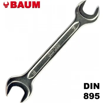Klíč Klíč oboustranný maticový 12 x 13 mm DIN 895 chromovaný BAUM