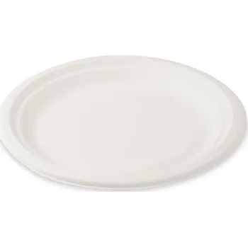 Nádobí Talíř kulatý BIO cukrová třtina Ø 22 cm [10 ks] (41002)