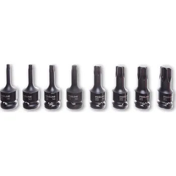 Gola sada Sada rázových hlavic TORX 1/2" 8 ks