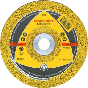 Brusný kotouč Brusný kotouč na kov A 24 Extra 180 x 8 x 22,23 Klingspor Kronenflex