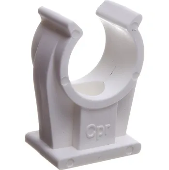 Instalatérský materiál Objímka příchytka jednoduchá CPR 16 - 18 mm na kabely a CU trubky
