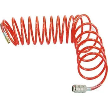 Zavlažování Vzduchová spirálová hadice plastová 20m s koncovkami