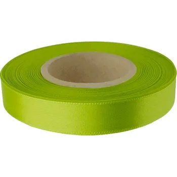 Stuha Stuha atlasová sytě žlutozelená, šíře 15mm