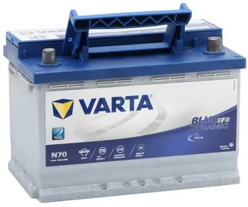 Autobaterie Varta Blue Dynamic EFB 12V 70Ah 760A N70