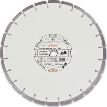 Řezný kotouč diamantový brusný kotouč STIHL B20, D 300