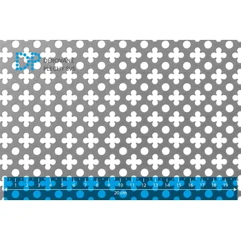 Plech Děrovaný plech Křížek -tečka No. 10 ocel, 1x1000x2000 mm