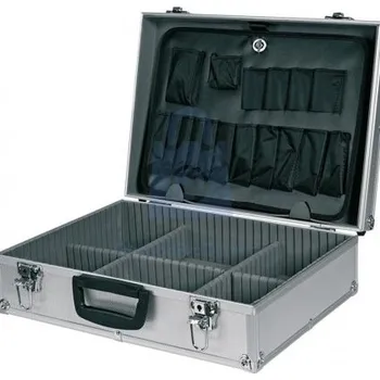 Kufr na nářadí hliníkový, Topex 450 x 150 x 320, balení 1 ks