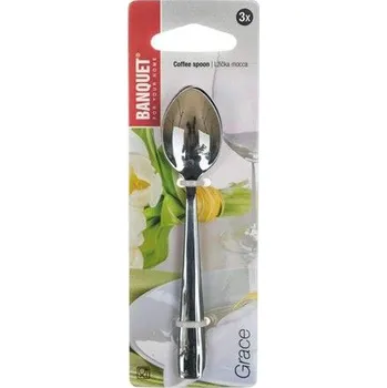Stolování Banquet Grace Lžička Mocca nerezová 3 ks
