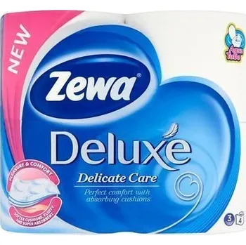 Toaletní papír Toaletní papír, 3vrstvý, 4 role, ZEWA "Deluxe", bílý