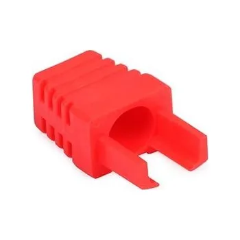 Síťový konektor Slim-line kryt modulárního konektoru (RJ-45, červený) [100 ks]