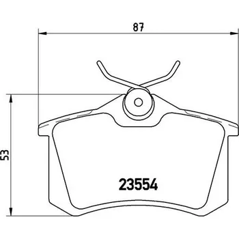 Brzdová destička Brembo P 85 020X