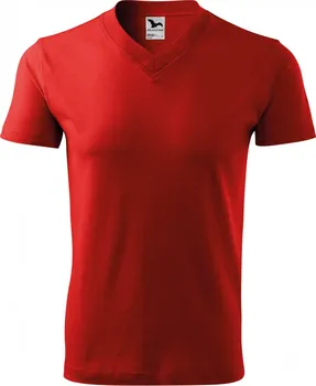 Pánské tričko Malfini V-neck červené