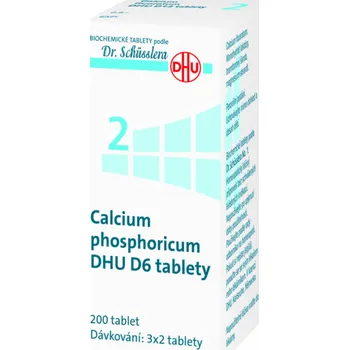 Dr. Peithner No. 2 Calcium phosphoricum DHU D6 - 200 tbl. Homeopatikum Dr. Peithner No. 2 Calcium phosphoricum DHU D6 - 200 tbl.