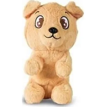 plyšák Mini Tickles plyšové zvířátko 16cm na baterie se zvukem a smějící se Světle hnědý pejsek
