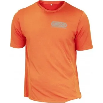 Pánské tričko Funkční triko COOLDRY, oranžové, krátký rukáv Oregon (295480) (Tričko sportovního střihu nejen pro lesníky a dřevorubce. Díky patentovanému polyesterovému materiálu pohlcuje triko vlhkost z kůže, přičemž současně zajišťuje chladivý pocit. )