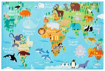 Koberec Obsession Torino Kids 233 World Map 120 x 170 cm