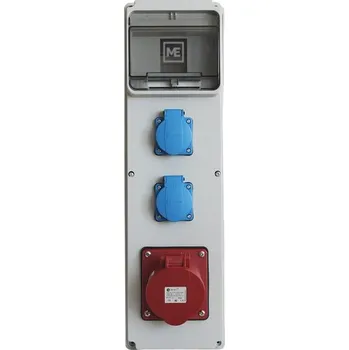 Rozvaděč Stavební zásuvkový rozvaděč 16987 - 1x 32A 5P 400V, 2x 230V , IP44