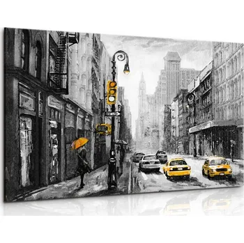 Obraz Malvis Obraz malebné ulice New Yorku Velikost: 90x60 cm