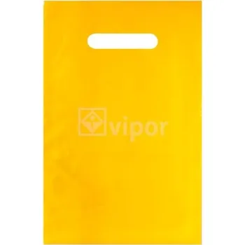 Dárková taška CZ Taška igelitová 20x30cm průhmat žlutá