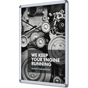 Rám na obraz Jansen Display Klaprám 500x700 mm (B2), oblý roh Šířka profilu: 25 mm - STANDARD