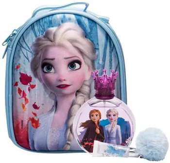 Dětský parfém Disney Frozen II EDT 100 ml + lesk na rty 6 ml + batoh Elsa