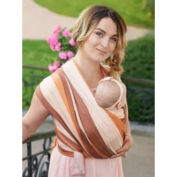 Šátek na nošení dítěte Šanami Oříšek s bambusem - délka 5m