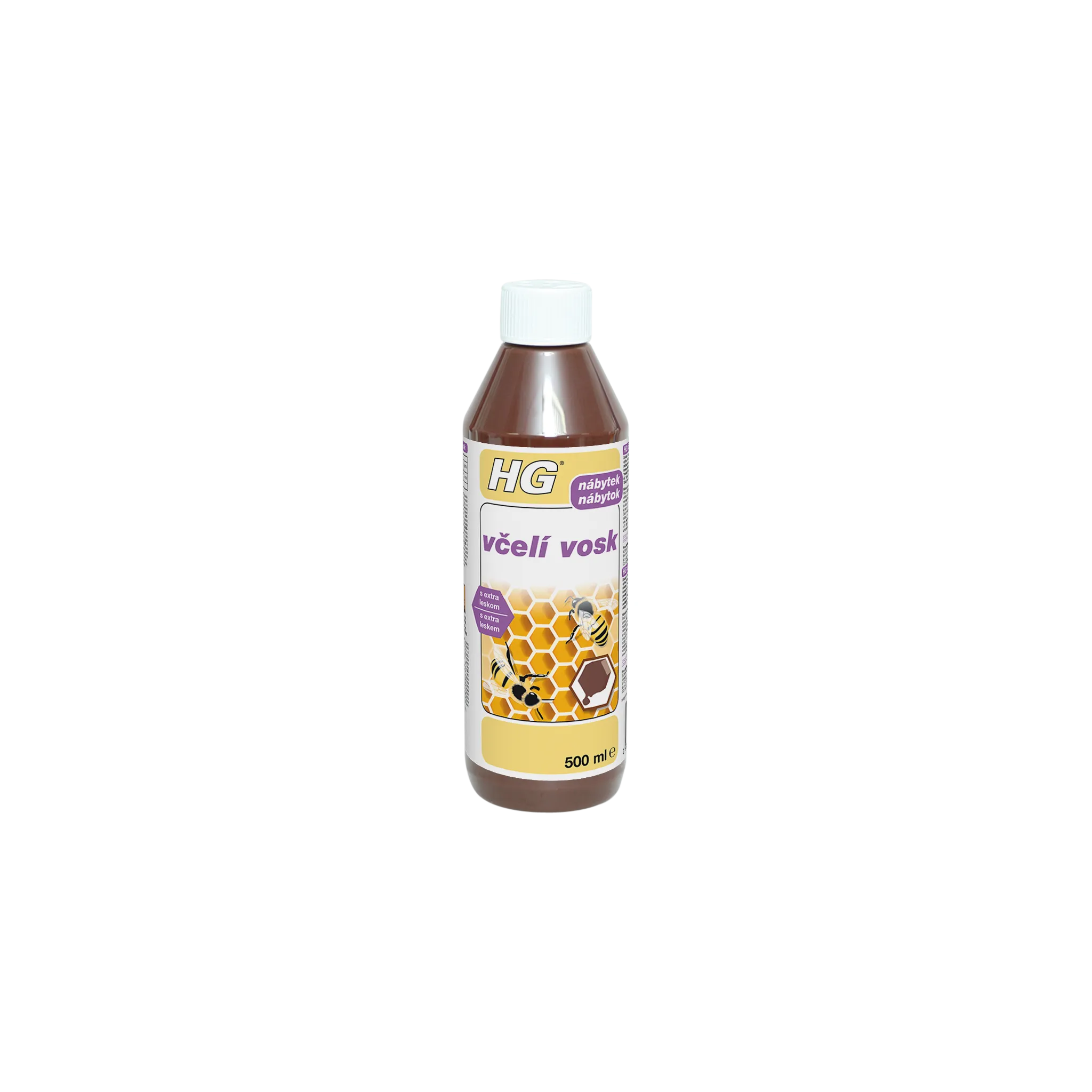 Fotografie 1 -  HG 282 - včelí vosk na nábytek 500 ml hnědý