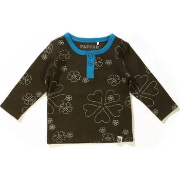 Příze Papfar triko vlna/bavlna vzor hnědé - velikost 90