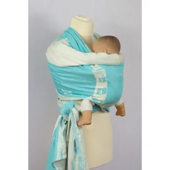 Šátek na nošení dítěte Šanami Maják tyrkysový - délka 4,5m