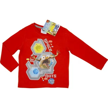 Chlapecké tričko Doba ledová červené chlapecké tričko Scrat Velikost: 98