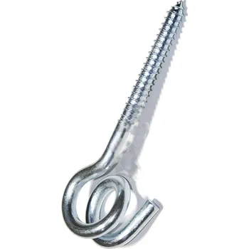 Zahradní houpačka Houpačkový hák dvojitý s vrutem 9 x 150 mm, Zn.