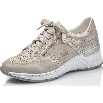 Dámské tenisky Rieker N4327-80 Metallic