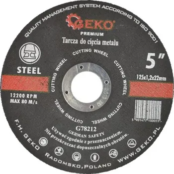 Řezný kotouč Geko G78212 125 mm