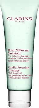 Čistící mýdlo CLARINS Jemná čisticí pěna pro smíšenou až mastnou pleť (Gentle Foaming Cleanser) 125 ml