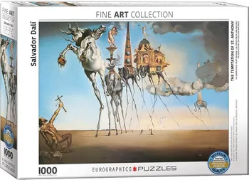 Puzzle EuroGraphics Salvador Dalí Pokušení Sv. Antonína 1000 dílků