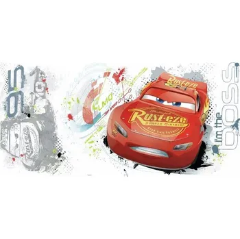 Samolepící dekorace RoomMates Samolepka na zeď Cars Boss - Auta XXL - 1 arch 93x44 cm
