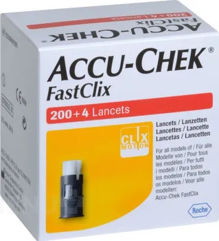 Diagnostický test ROCHE Diagnostics Accu Chek Multiclix Lancet 204 ks jehliček