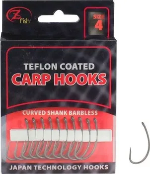 Rybářský háček Zfish Curved Shank Barbless 6 - 10 ks